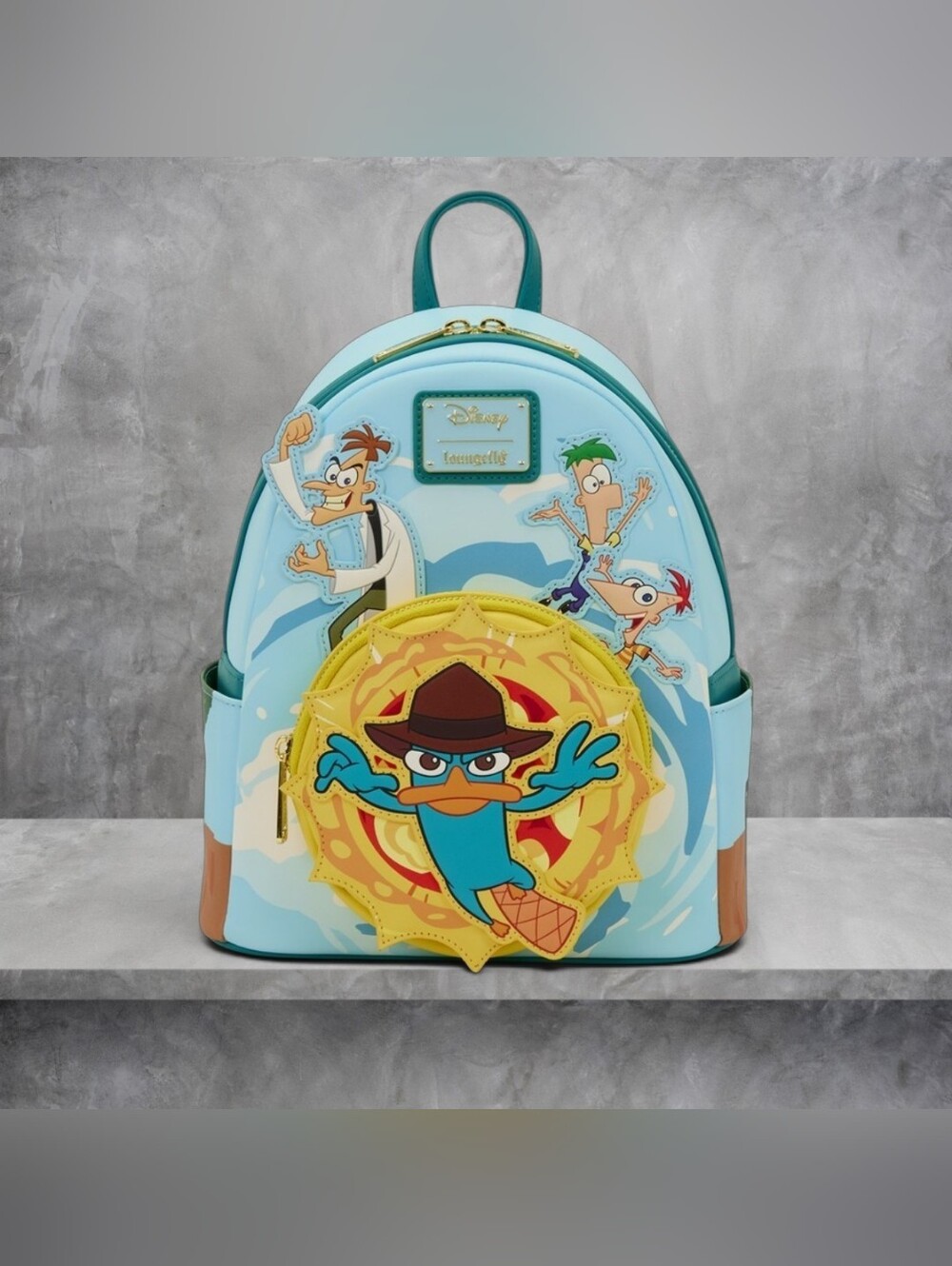 Loungefly Disney Phineas & Ferb Light-Up Mini Backpack 💡